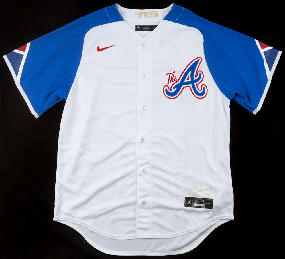Ronald Acuna Jr. Signed Braves Nike Authentic Jersey Inscribed "40/70 Club" (Beckett) at PristineAuction.com Ronald Acuna Jr. Signed Braves Nike Authentic Jersey Inscribed "40/70 Club" (Beckett) at PristineAuction.com