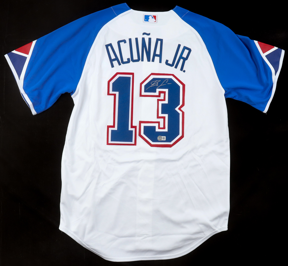 Ronald Acuna Jr. Signed Braves Nike Authentic Jersey (Beckett) at PristineAuction.com Ronald Acuna Jr. Signed Braves Nike Authentic Jersey (Beckett) at PristineAuction.com