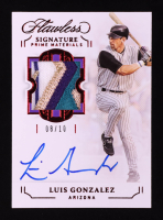 Luis Gonzalez 2022 Panini Flawless Signature Prime Materials Ruby #35 #8/10 at PristineAuction.com