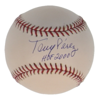 Tony Perez Signed OML Baseball Inscribed "HOF 2000" (TriStar) at PristineAuction.com