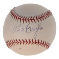 Ernie Broglio Signed OML Baseball (JSA) at PristineAuction.com