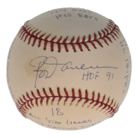 Rod Carew Signed OML Baseball with Multiple Career Stat Inscriptions (JSA) at PristineAuction.com