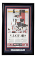 Capitals 2018 Stanley Cup Custom Framed Commemorative Newspaper Cover Display at PristineAuction.com