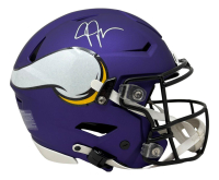 Justin Jefferson Signed Vikings Full-Size Authentic On-Field Speedflex Helmet (Beckett) at PristineAuction.com