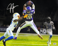 Justin Jefferson Signed Vikings 16x20 Photo (Beckett) at PristineAuction.com