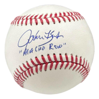 John Kruk Signed OML Baseball Inscribed "Macho Row" (Beckett) at PristineAuction.com