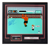 Mike Tyson Signed "Punch-Out!!" Custom Framed Photo Display With Nintendo Controller (JSA & Tyson) at PristineAuction.com