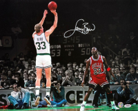 Larry Bird Signed Celtics 16x20 Photo (PSA & Bird) at PristineAuction.com