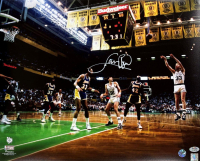 Larry Bird Signed Celtics 16x20 Photo (PSA & Bird) at PristineAuction.com