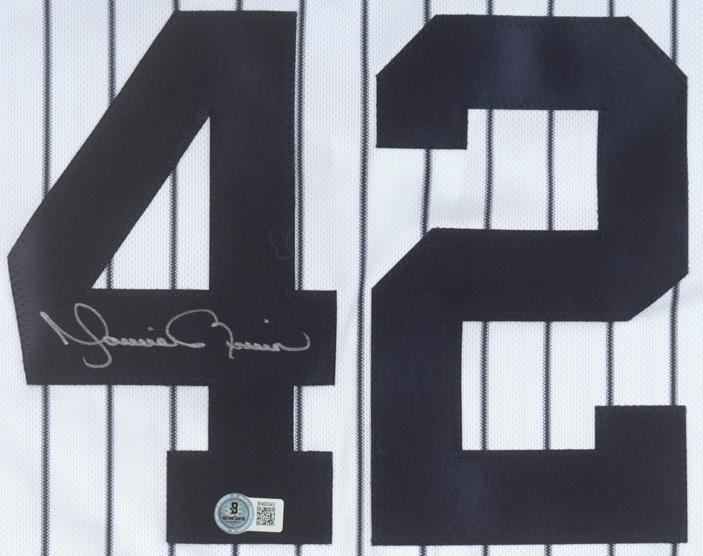 Mariano Rivera Signed Yankees Nike Authentic Jersey (Beckett) at PristineAuction.com Mariano Rivera Signed Yankees Nike Authentic Jersey (Beckett) at PristineAuction.com