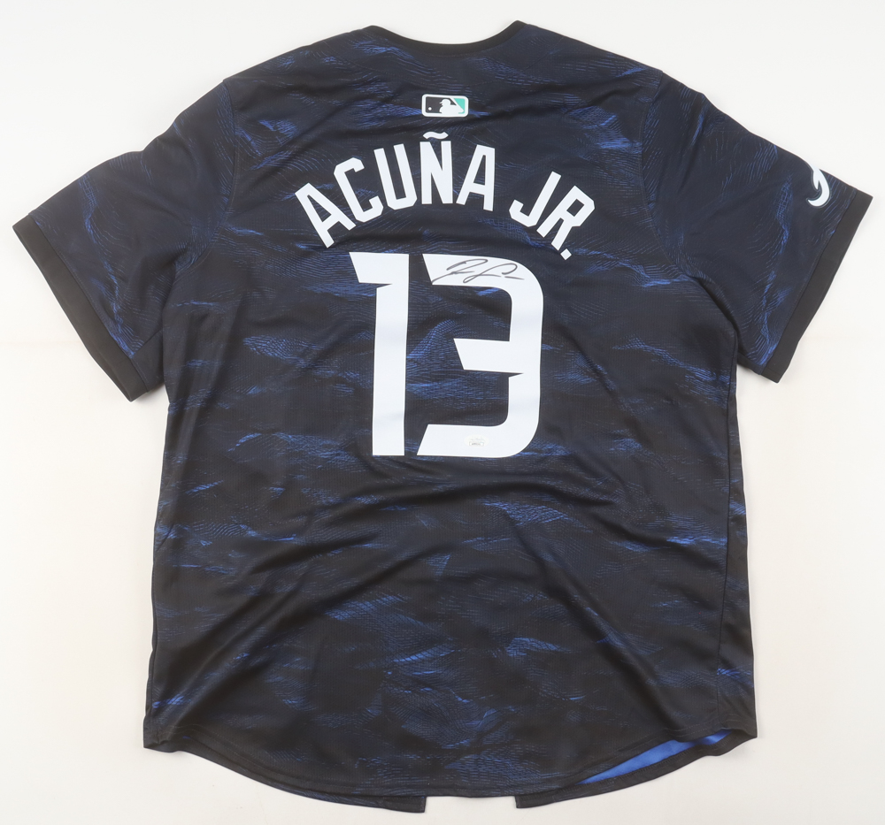 Ronald Acuna Jr. Signed 2023 All Star Game Nike Authentic Jersey (JSA) at PristineAuction.com Ronald Acuna Jr. Signed 2023 All Star Game Nike Authentic Jersey (JSA) at PristineAuction.com