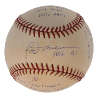 Rod Carew Signed OML Baseball with Multiple Career Stat Inscriptions (JSA) at PristineAuction.com