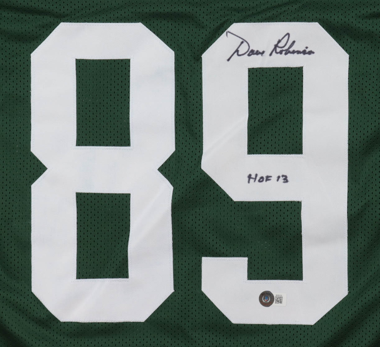Dave Robinson Signed Jersey Inscribed "HOF 13" (Beckett) at PristineAuction.com Dave Robinson Signed Jersey Inscribed "HOF 13" (Beckett) at PristineAuction.com