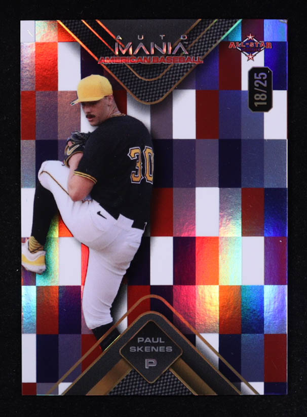 Paul Skenes 2024 Wild Card Automania Silver #AMATPS RC #18/25 at PristineAuction.com Paul Skenes 2024 Wild Card Automania Silver #AMATPS RC #18/25 at PristineAuction.com