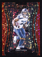 Chris Carson 2024 Select Prizm Red Disco #318 #08/49 at PristineAuction.com