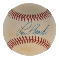 Lou Brock Signed ONL Baseball (Beckett) at PristineAuction.com