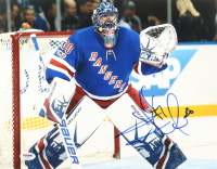 Henrik Lundqvist Signed Rangers 11x14 Photo (PSA) at PristineAuction.com