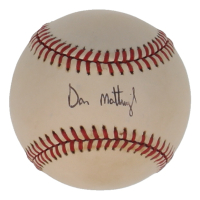 Don Mattingly Signed OAL Baseball (Beckett) at PristineAuction.com