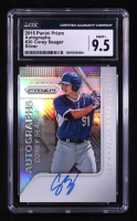 Corey Seager 2015 Panini Prizm Autographs Silver #30 RC (CGC 9.5 | Auto 10) at PristineAuction.com