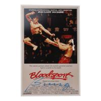 Bolo Yeung Signed "Bloodsport" 11x17 Poster (ACOA) at PristineAuction.com
