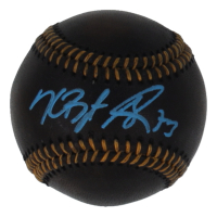 Kris Bryant & Adbert Alzolay Signed OML Black Leather Baseball (JSA) at PristineAuction.com
