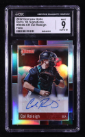 Cal Raleigh 2022 Donruss Optic Retro 88' Signatures #R88S-CR RC (CGC 9 | Auto 10) at PristineAuction.com