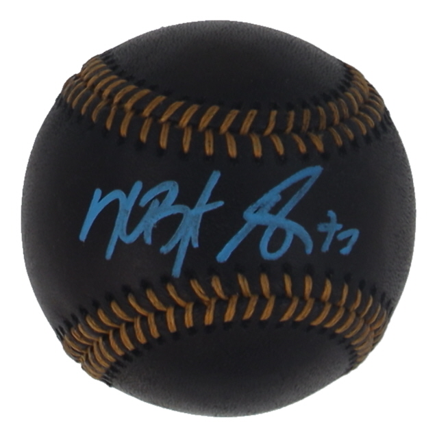 Kris Bryant And Adbert Alzolay Signed OML Black Leather Baseball (JSA) at PristineAuction.com Kris Bryant And Adbert Alzolay Signed OML Black Leather Baseball (JSA) at PristineAuction.com