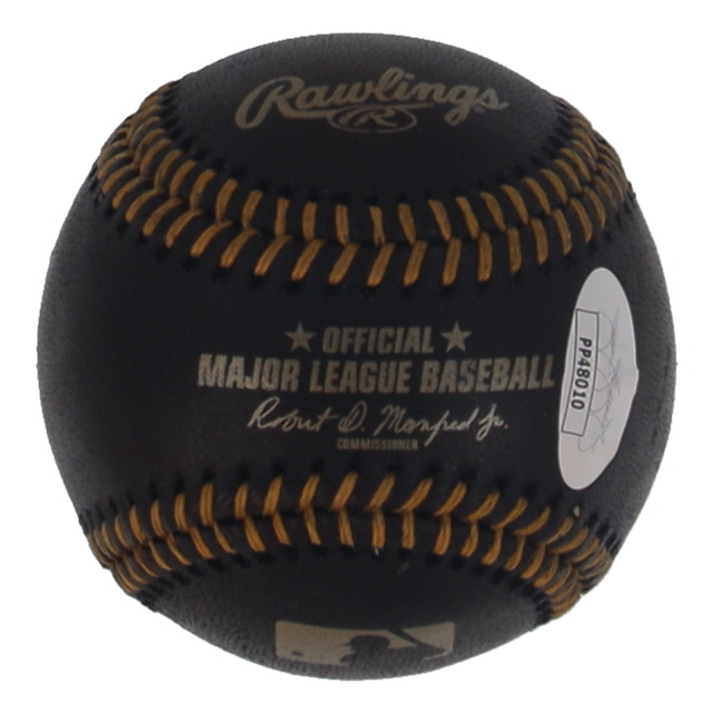 Kris Bryant And Adbert Alzolay Signed OML Black Leather Baseball (JSA) at PristineAuction.com Kris Bryant And Adbert Alzolay Signed OML Black Leather Baseball (JSA) at PristineAuction.com