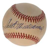 Ted Williams Signed OAL Baseball (Beckett) at PristineAuction.com
