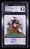 Yu-Min Lin 2023 Leaf Trinity The Cycle Double Relic Autographs Gold #TCD-YML #4/5 (CGC 8.5 | Auto 10) at PristineAuction.com