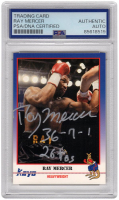 Ray Mercer Signed 1991 Kayo #117 Inscribed "36-7-1, 26 KO's" (PSA) at PristineAuction.com