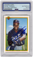 Frank Thomas Signed 1990 Bowman #320 RC (PSA) at PristineAuction.com