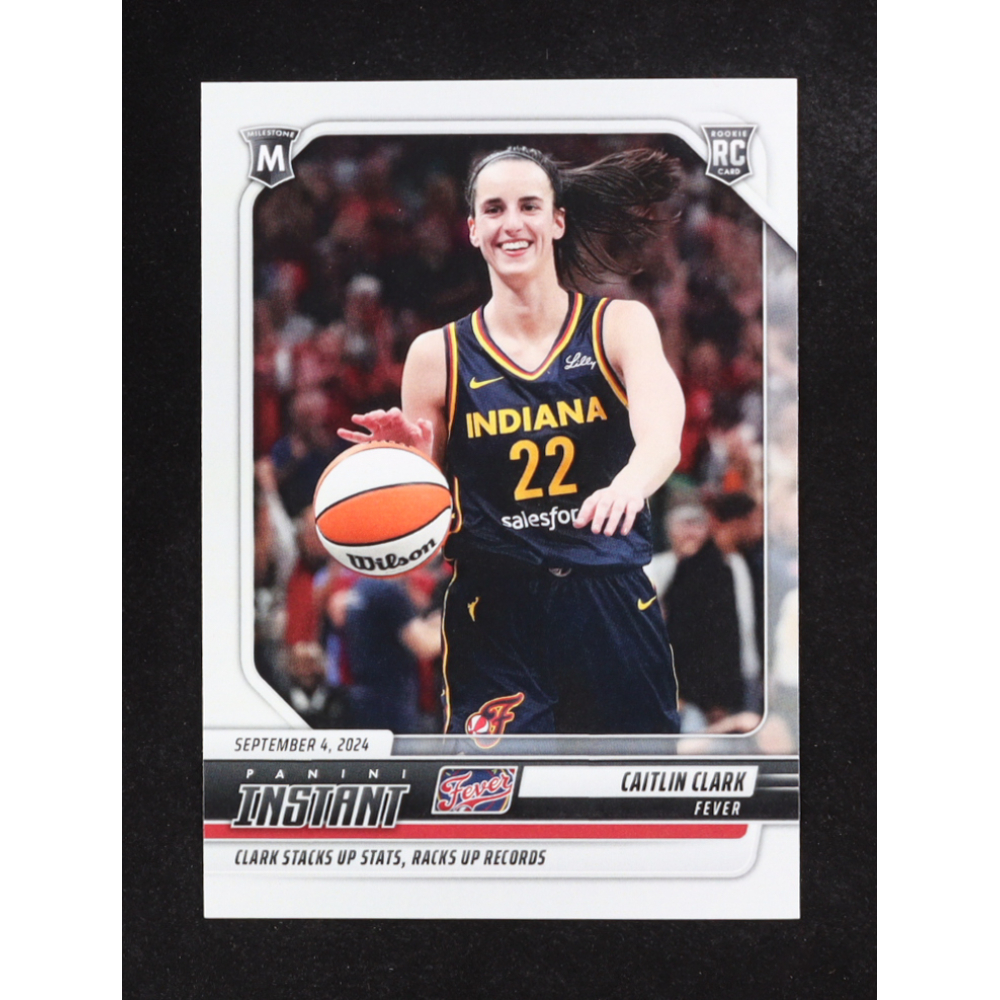 Caitlin Clark 2024 Panini Instant WNBA #198 RC at PristineAuction.com