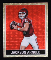 Jackson Arnold 2025 Leaf 15th Anniversary NSCC Super Prismatic Gold #48B74 #1/1 at PristineAuction.com
