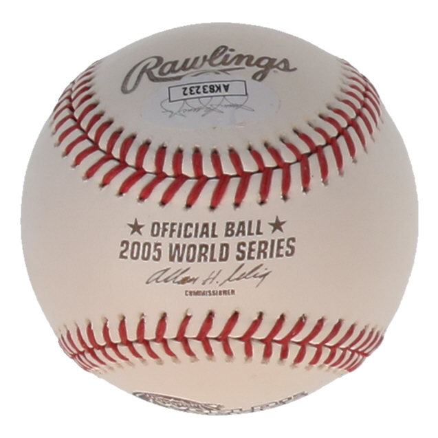 Pablo Ozuna Signed 2005 World Series Logo Baseball Inscribed "2005 W.S.C" (JSA) at PristineAuction.com Pablo Ozuna Signed 2005 World Series Logo Baseball Inscribed "2005 W.S.C" (JSA) at PristineAuction.com