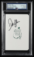Dustin Johnson Signed Augusta National Golf Club Scorecard (PSA) at PristineAuction.com