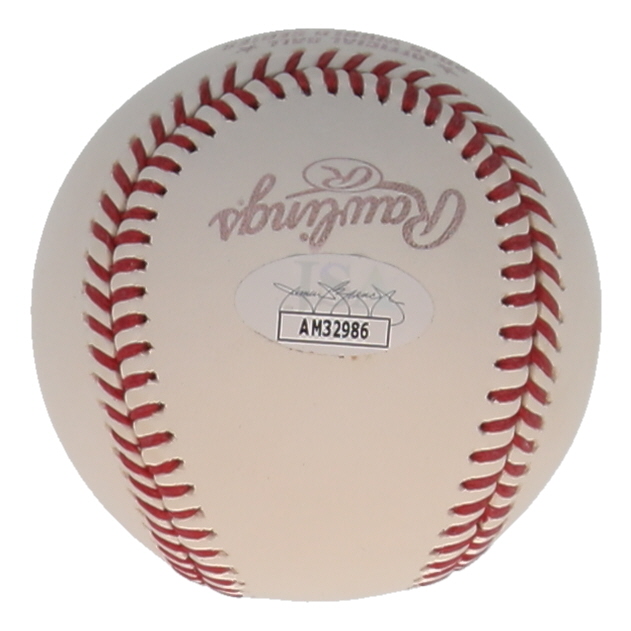 Juan Uribe Signed 2005 World Series Logo Baseball (JSA) at PristineAuction.com Juan Uribe Signed 2005 World Series Logo Baseball (JSA) at PristineAuction.com