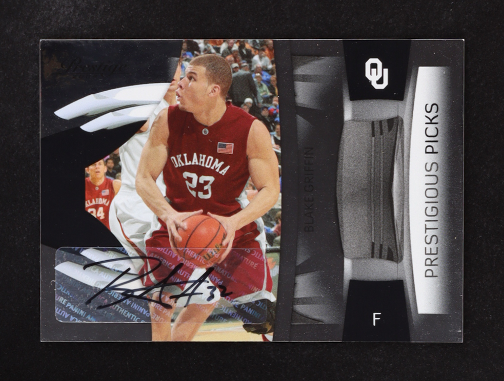 Blake Griffin 2009-10 Prestige Prestigious Picks Signatures Black #36 RC #019/100 at PristineAuction.com Blake Griffin 2009-10 Prestige Prestigious Picks Signatures Black #36 RC #019/100 at PristineAuction.com