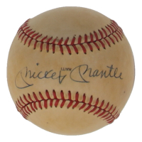 Mickey Mantle Signed 1983 50th Anniversary Logo All-Star Game Baseball (PSA) at PristineAuction.com
