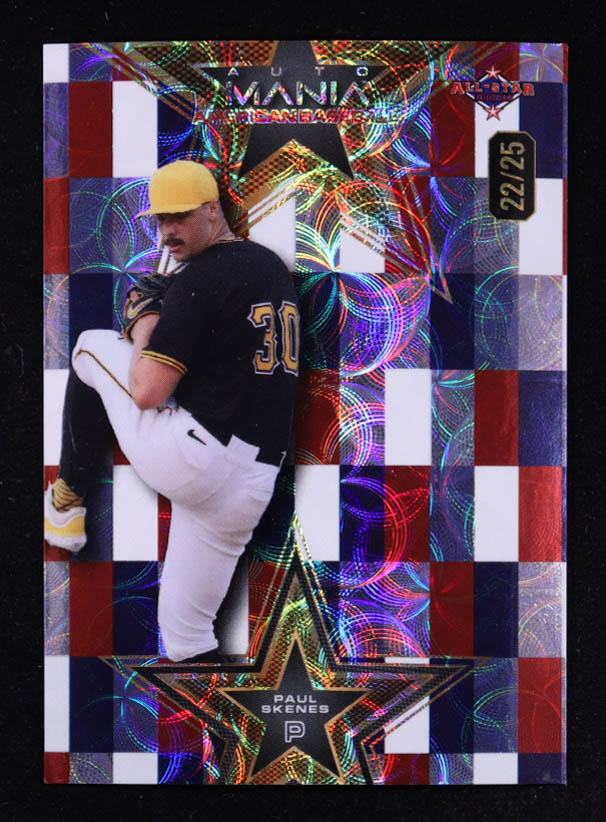 Paul Skenes 2024 Wild Card Automania Silver Scope #AMASPS RC #22/25 at PristineAuction.com Paul Skenes 2024 Wild Card Automania Silver Scope #AMASPS RC #22/25 at PristineAuction.com