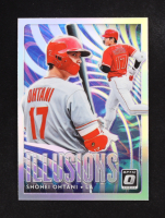 Shohei Ohtani 2020 Donruss Optic Illusions Holo #13 at PristineAuction.com