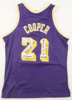 Michael Cooper Signed Lakers Mitchell & Ness Authentic Jersey With Multiple Inscriptions (PSA) at PristineAuction.com
