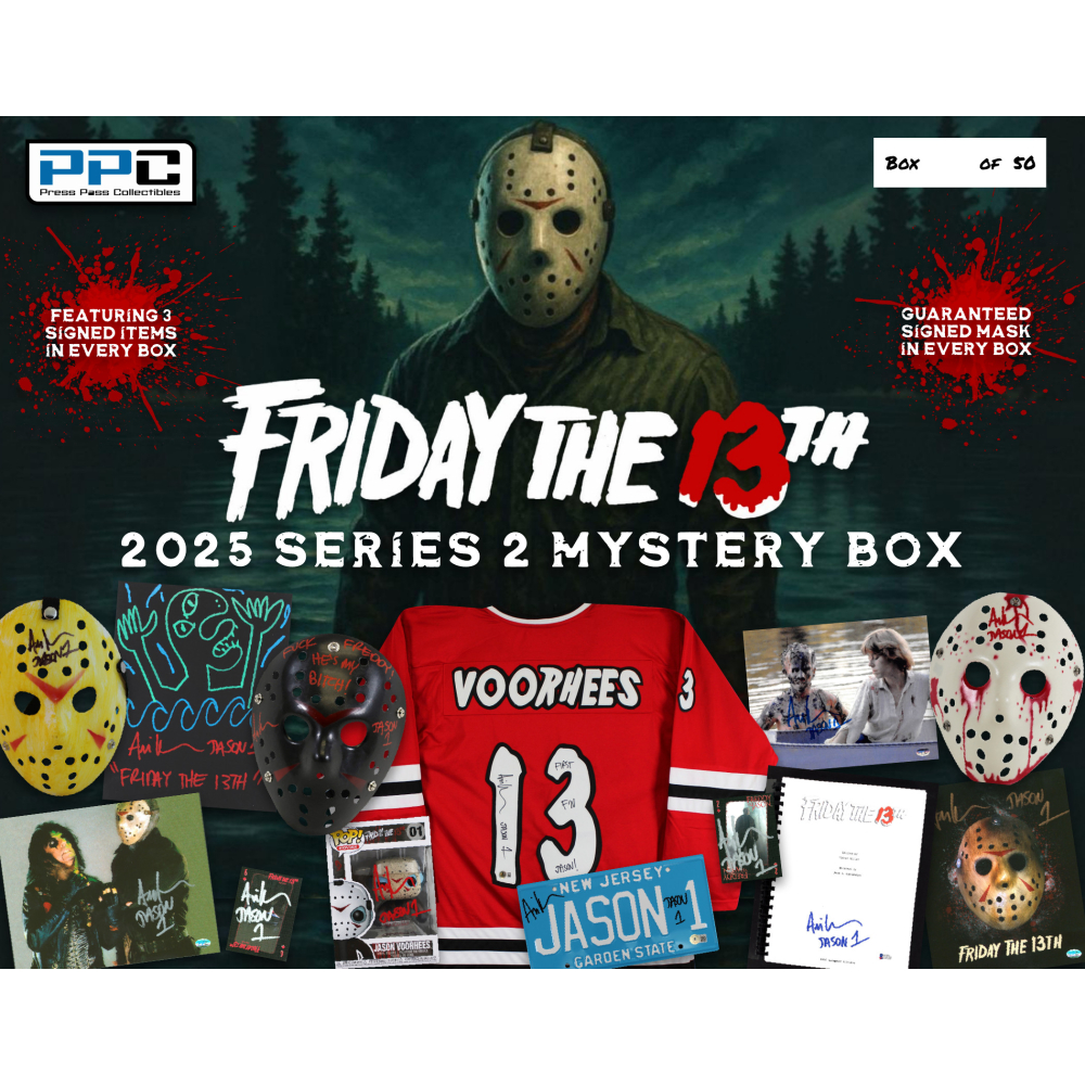 Press Pass Collectibles 2025 "Friday the 13th" Ari Lehman Mystery Box – Series 2 at PristineAuction.com