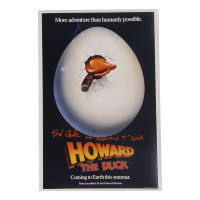 Ed Gale Signed "Howard the Duck" 12x18 Poster Inscribed "As Howard T. Duck" (ACOA) at PristineAuction.com