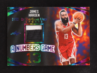 James Harden 2024 Leaf ITG Used Sports A Numbers Game Crystal Rainbow #ANG19 #2/50 at PristineAuction.com