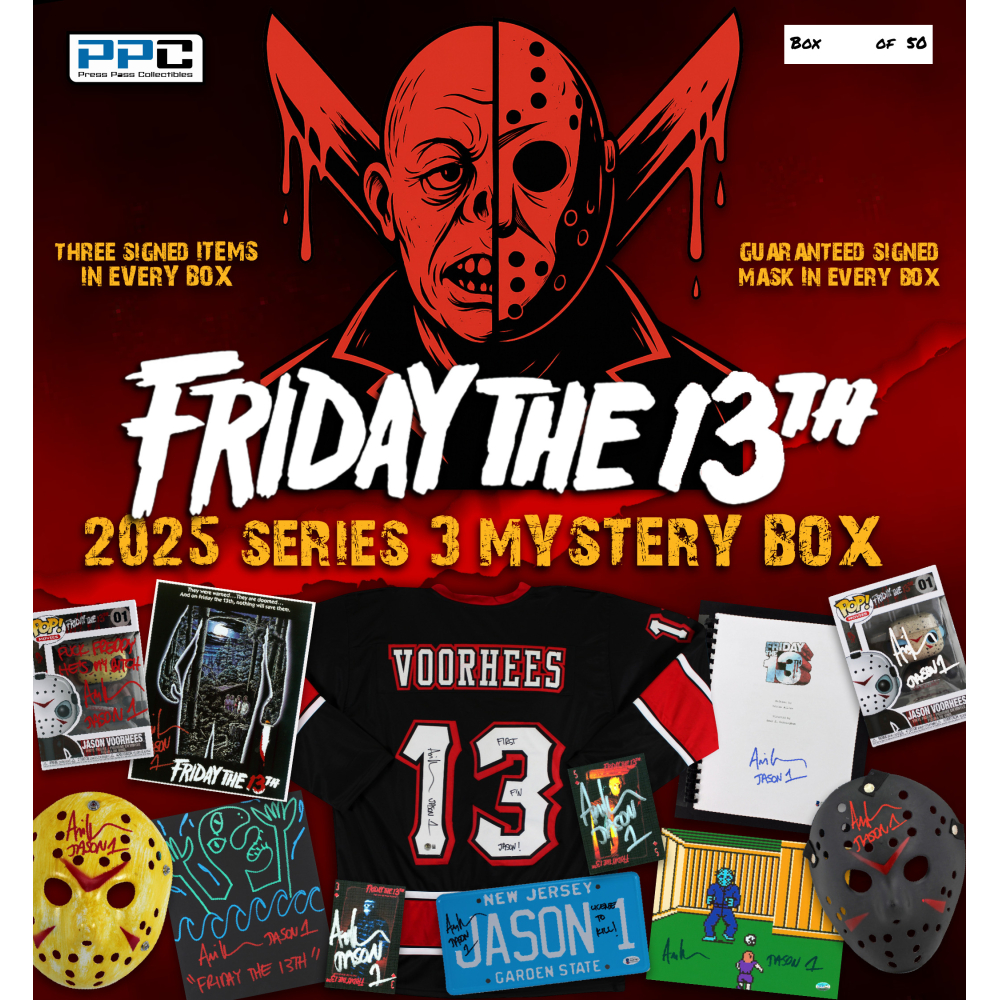 Press Pass Collectibles 2025 "Friday the 13th" Ari Lehman Mystery Box – Series 3 at PristineAuction.com