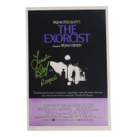 Linda Blair Signed "The Exorcist" 12x18 Poster Inscribed "Regan" (ACOA) at PristineAuction.com