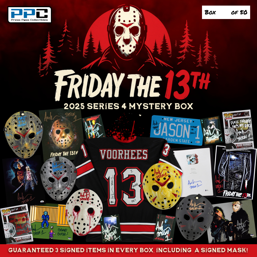 Press Pass Collectibles 2025 "Friday the 13th" Ari Lehman Mystery Box – Series 4 at PristineAuction.com