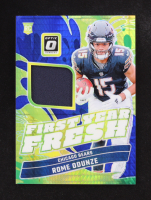 Rome Odunze 2024 Donruss Optic First Year Fresh Jerseys Blue Hyper #36 RC at PristineAuction.com