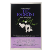 Linda Blair Signed "The Exorcist" 12x18 Poster Inscribed "Regan" (ACOA) at PristineAuction.com